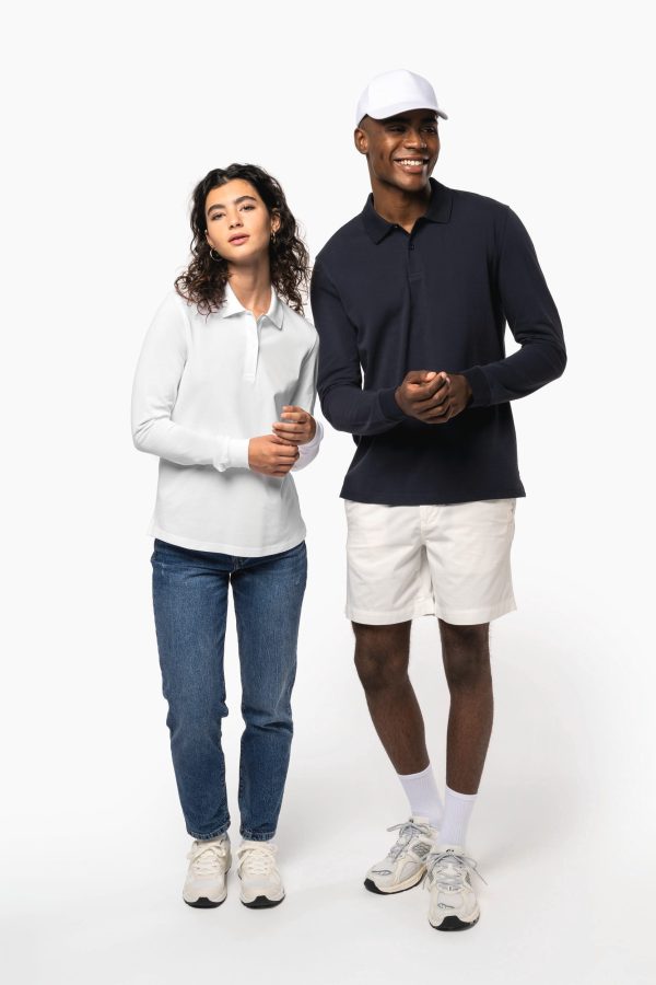 Polo piqué manches longues Bio180 femme – Image 8