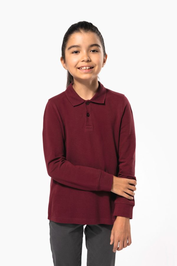 Polo manches longues enfant – Image 6