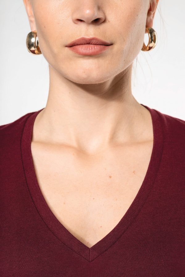 T-shirt BIO150 IC col V femme – Image 4