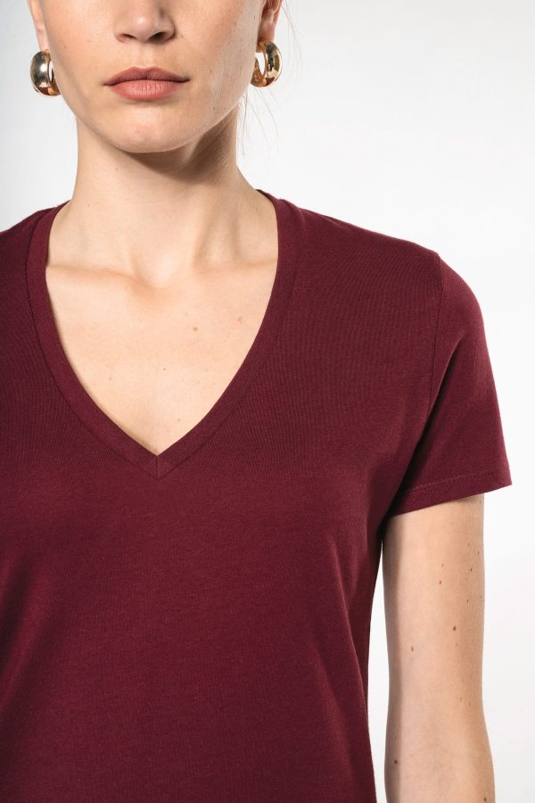 T-shirt BIO150 IC col V femme – Image 3