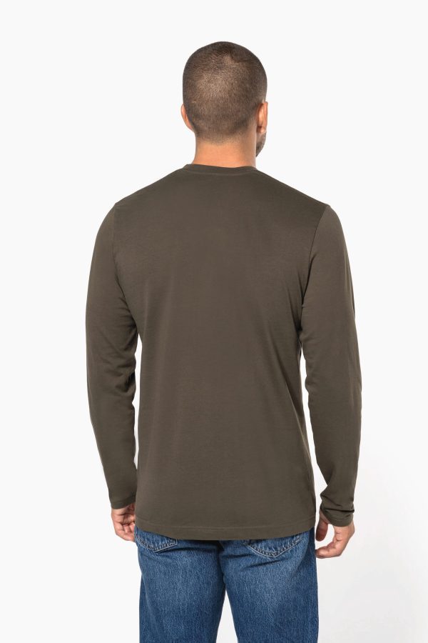 T-shirt col V manches longues – Image 2
