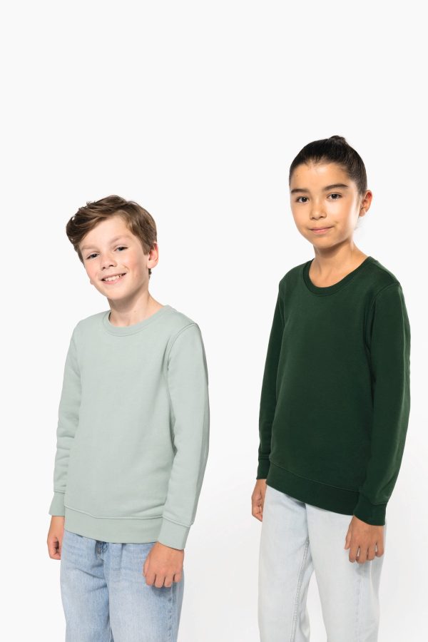 Sweat-shirt écoresponsable col rond enfant – Image 8