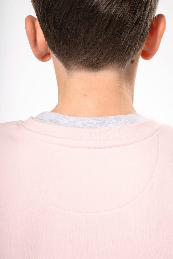 Sweat-shirt écoresponsable col rond enfant – Image 4