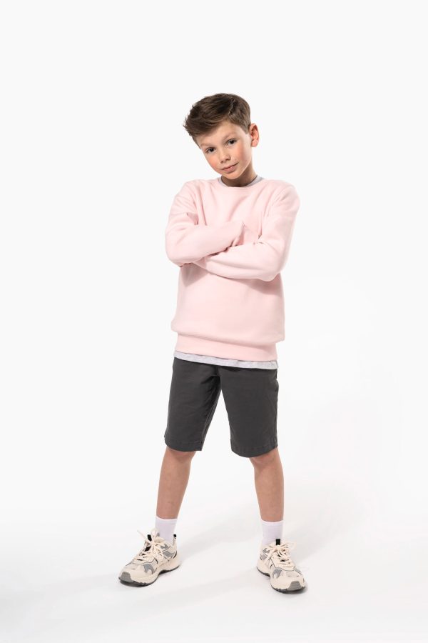 Sweat-shirt écoresponsable col rond enfant – Image 7