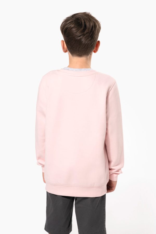 Sweat-shirt écoresponsable col rond enfant – Image 2