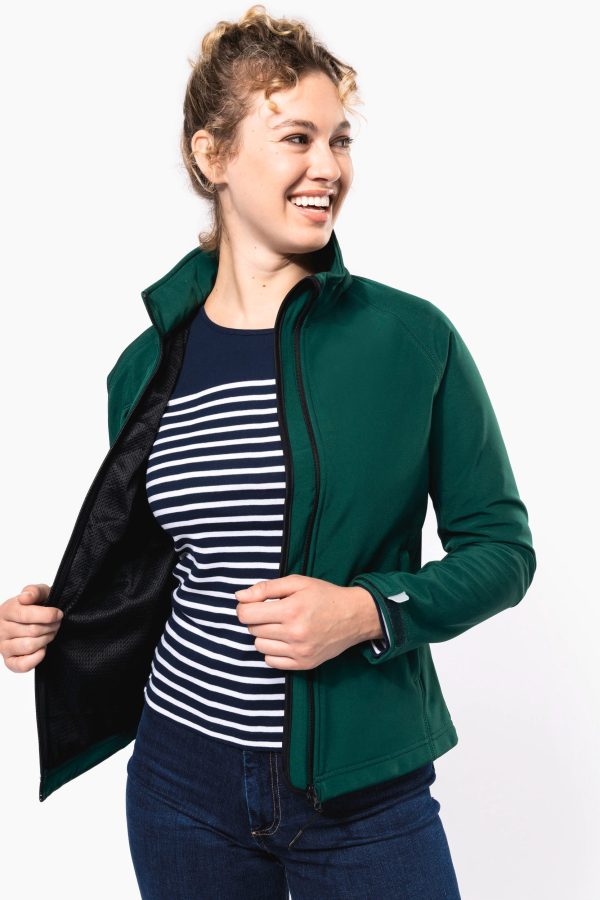 Veste softshell à capuche amovible femme – Image 4