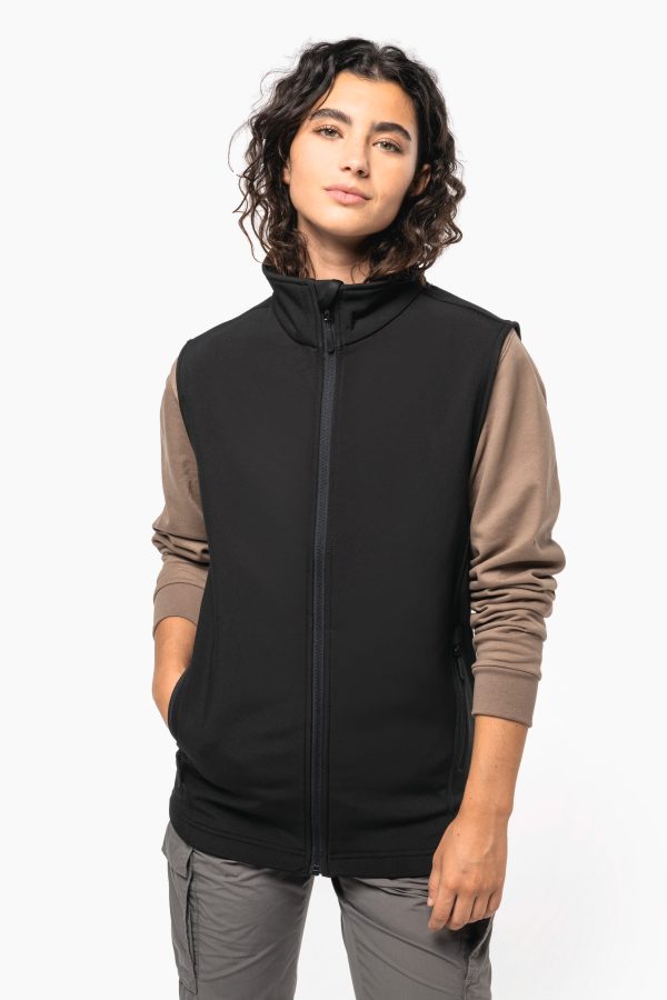Bodywarmer softshell écoresponsable 2 couches unisexe – Image 4