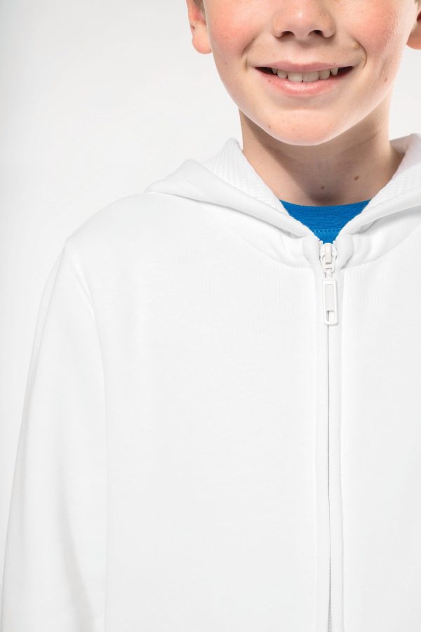 Sweat-shirt capuche zippé enfant – Image 3