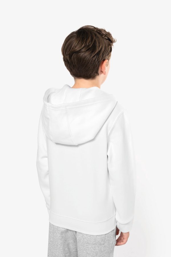 Sweat-shirt capuche zippé enfant – Image 2