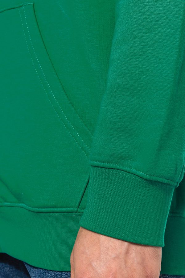 Sweat-shirt zippé capuche contrastée – Image 8