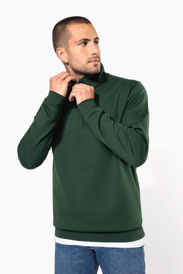 Sweat-shirt col zippé homme – Image 7