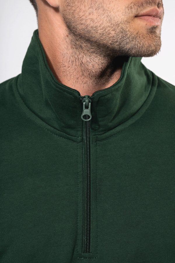 Sweat-shirt col zippé homme – Image 3