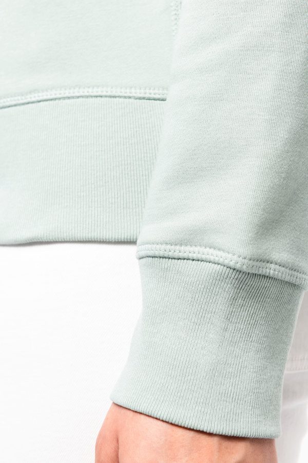 Sweat-shirt Bio col rond manches raglan femme – Image 11
