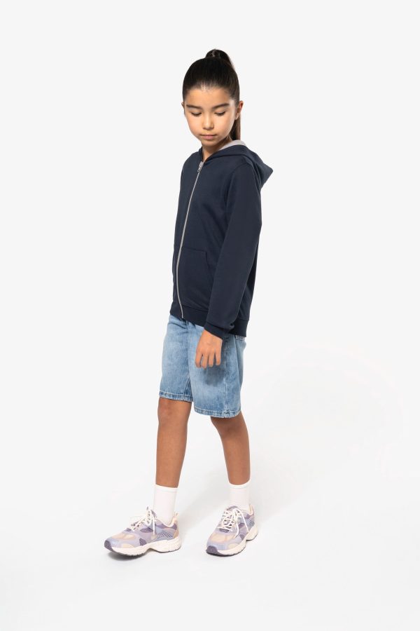 Sweat-shirt zippé capuche enfant – Image 6