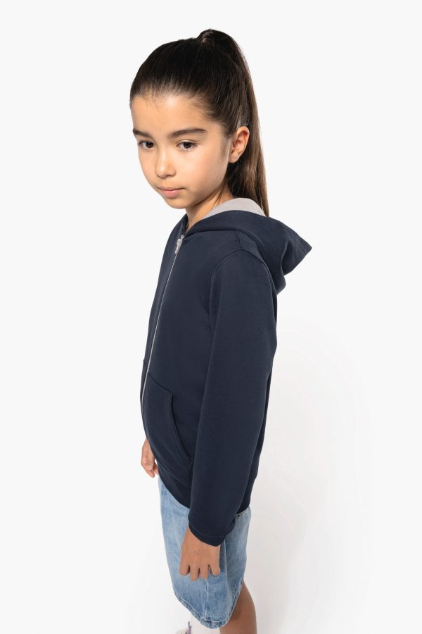 Sweat-shirt zippé capuche enfant – Image 8