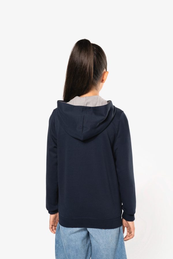 Sweat-shirt zippé capuche enfant – Image 2