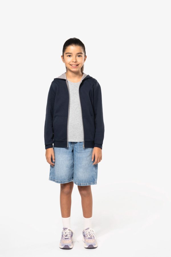 Sweat-shirt zippé capuche enfant – Image 7