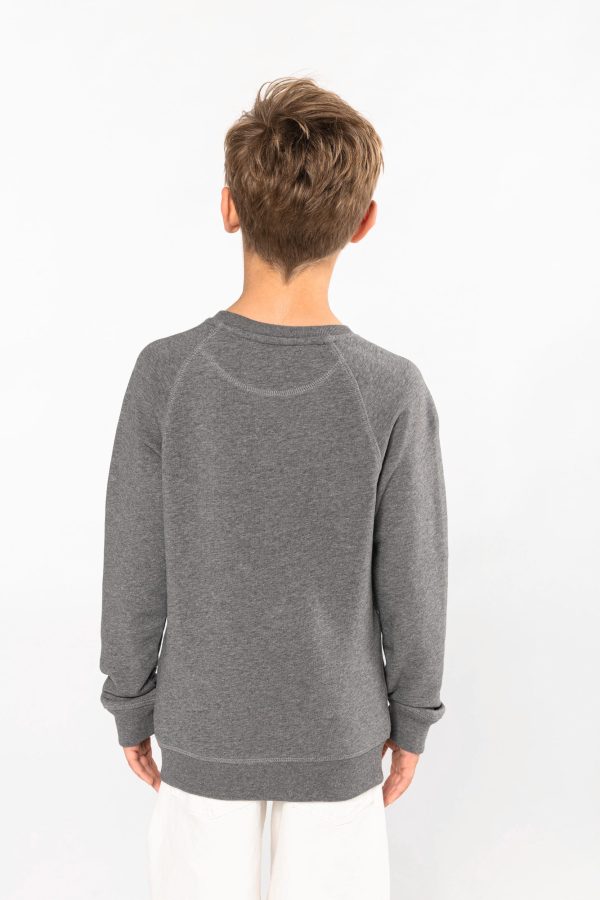 Sweat-shirt Bio manches raglan enfant – Image 3
