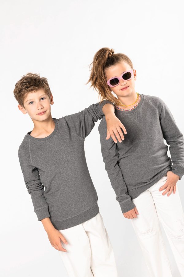 Sweat-shirt Bio manches raglan enfant – Image 6