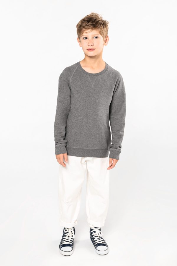 Sweat-shirt Bio manches raglan enfant – Image 5