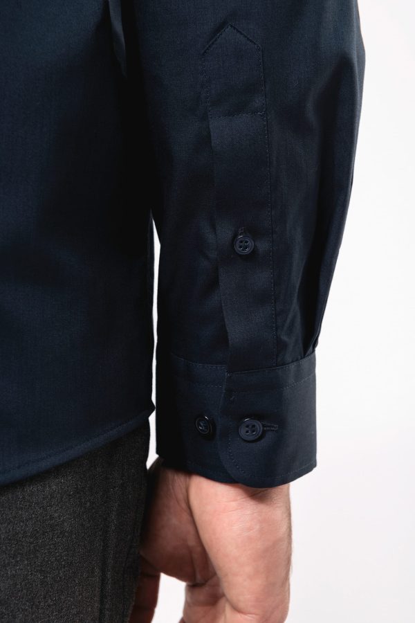 Chemise col mao manches longues – Image 8
