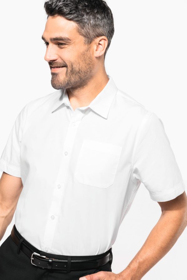 Chemise popeline manches courtes – Image 3