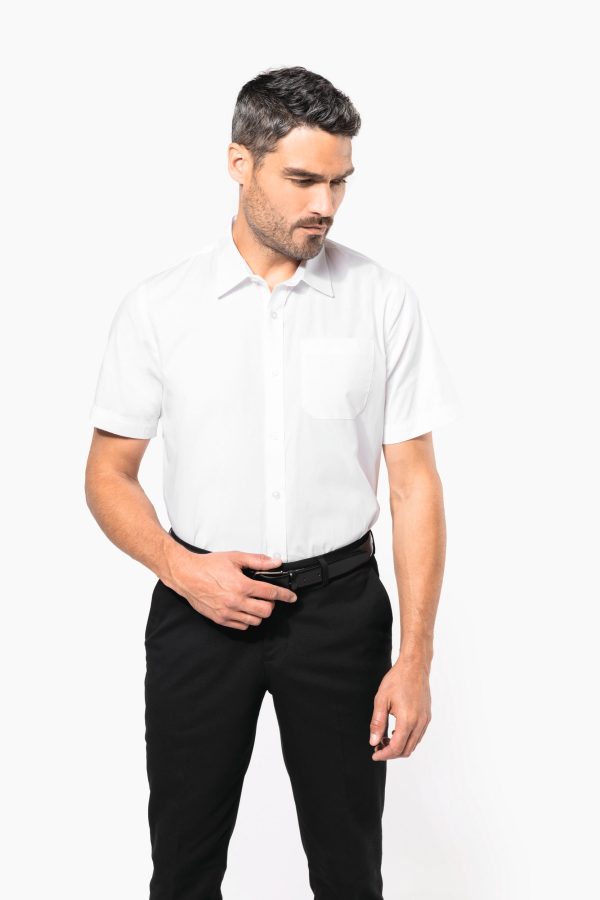 Chemise popeline manches courtes – Image 4