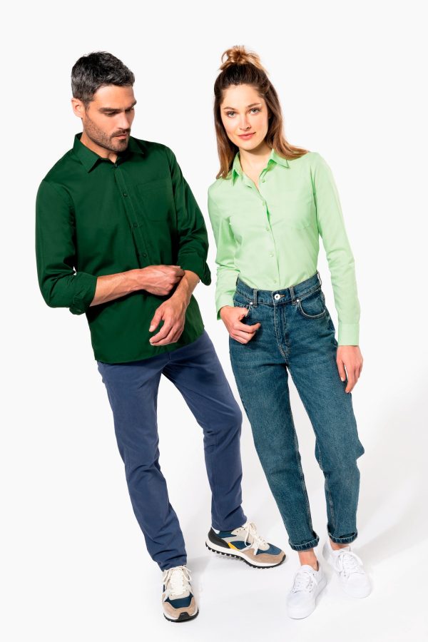 Chemise popeline polycoton entretien facile femme – Image 7