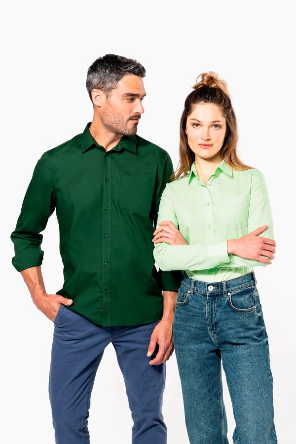 Chemise popeline polycoton entretien facile femme – Image 6
