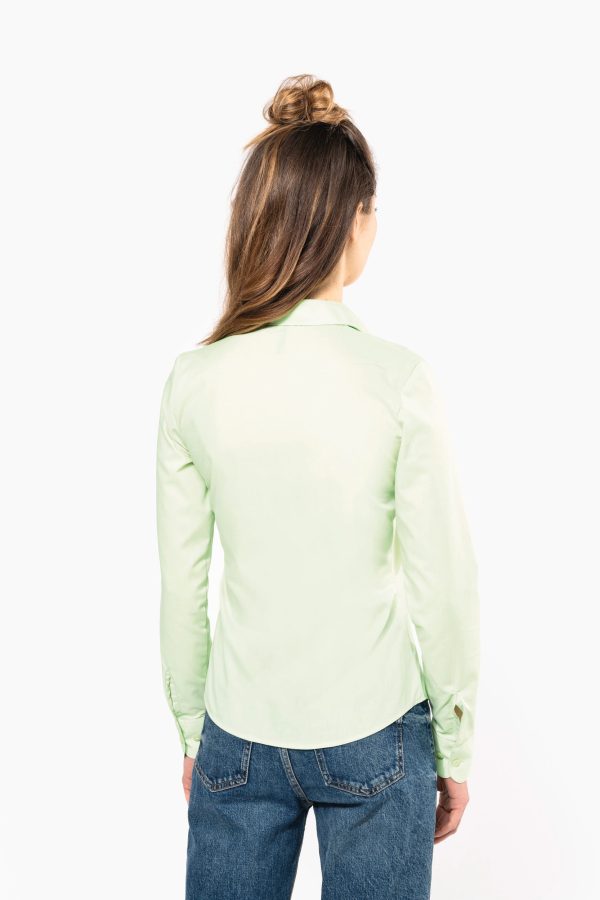 Chemise popeline polycoton entretien facile femme – Image 2