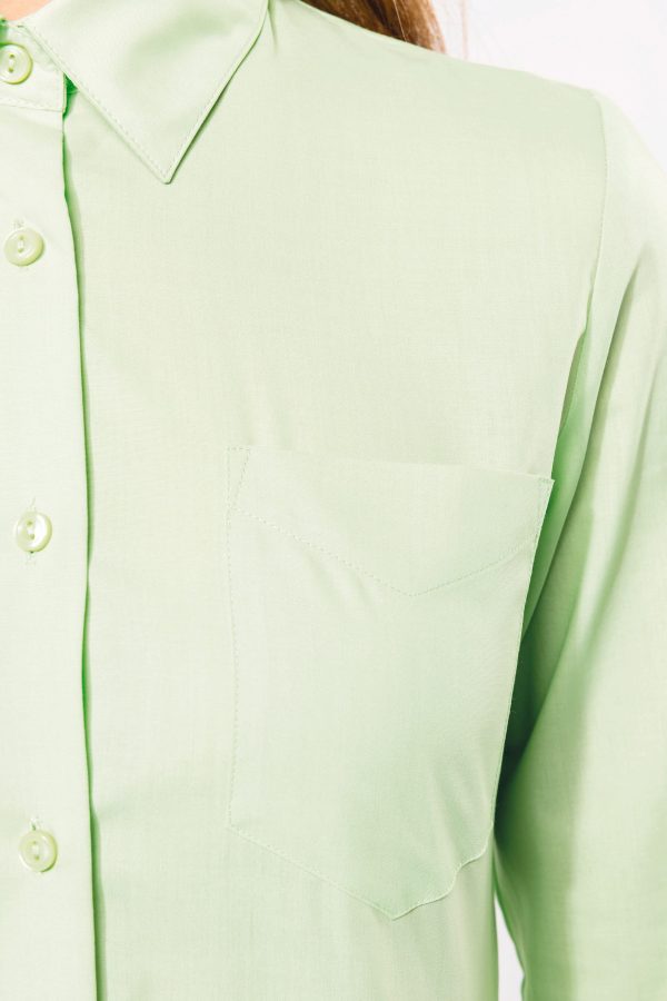 Chemise popeline polycoton entretien facile femme – Image 9