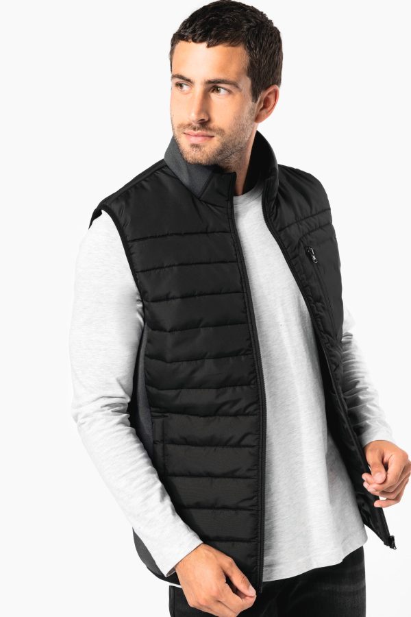 Bodywarmer bi-matière homme – Image 3