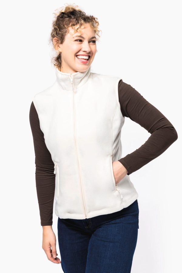 Bodywarmer micropolaire femme