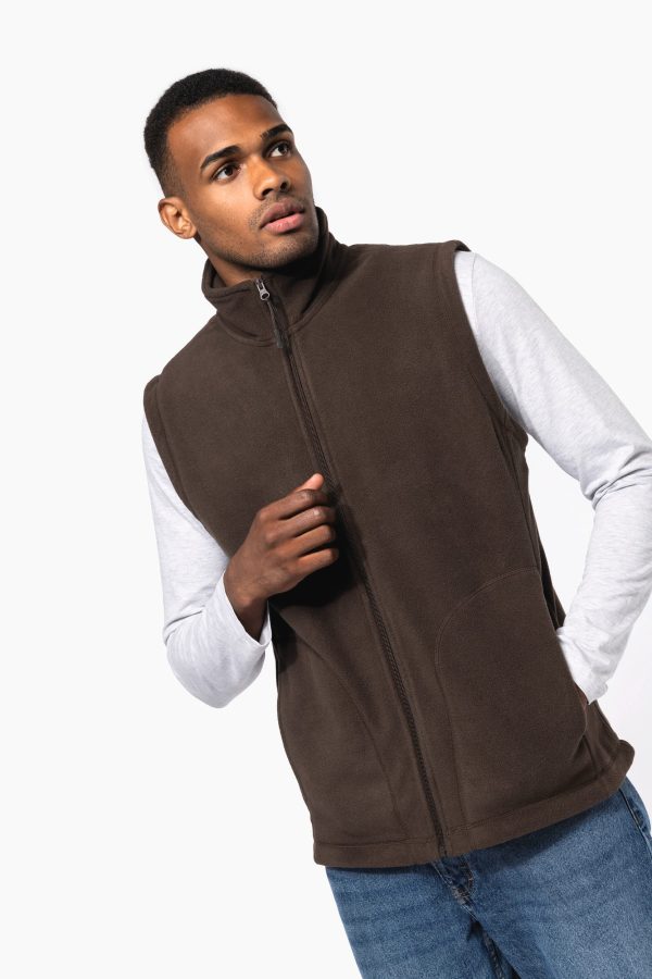 Bodywarmer micropolaire homme