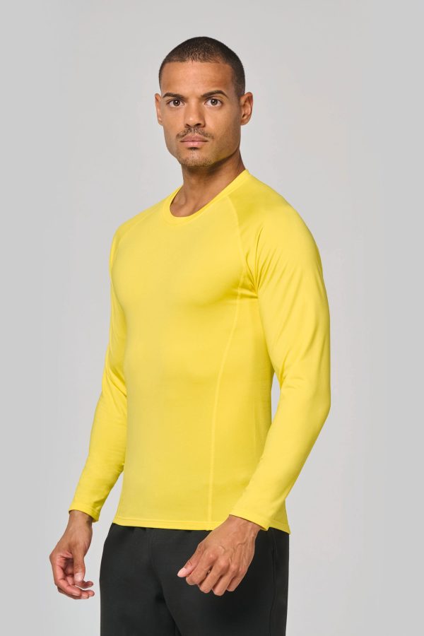 T-shirt double peau sport manches longues unisexe – Image 2