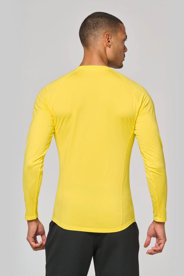 T-shirt double peau sport manches longues unisexe – Image 3