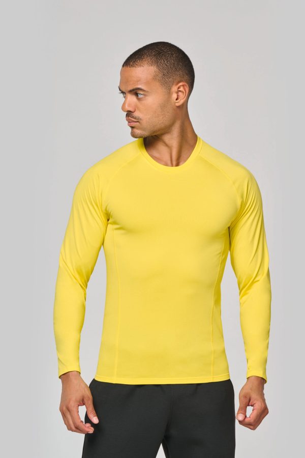 T-shirt double peau sport manches longues unisexe – Image 4