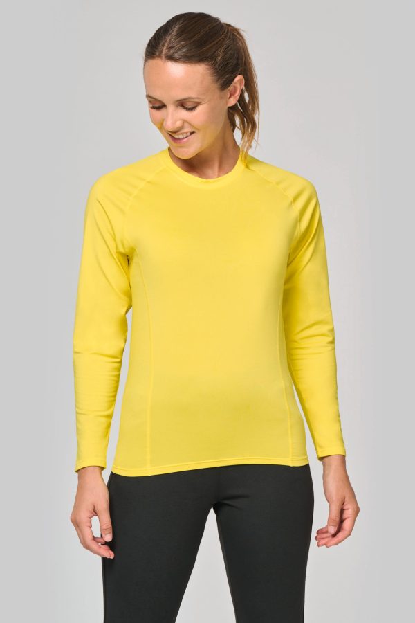 T-shirt double peau sport manches longues unisexe – Image 8