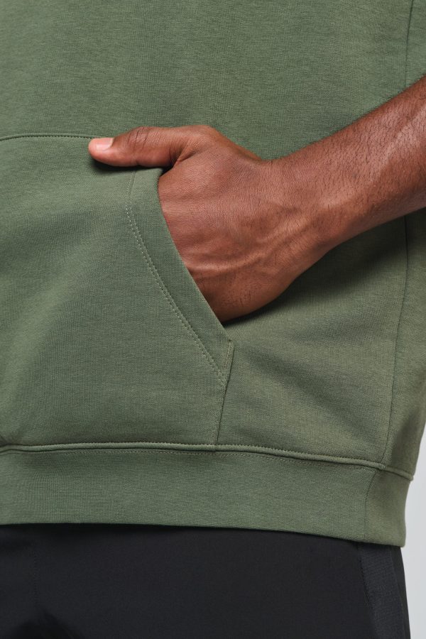 Sweat-shirt à capuche sans manches unisexe – Image 4