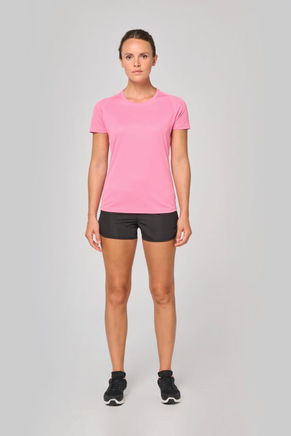 T-shirt de sport à col rond recyclé femme – Image 11