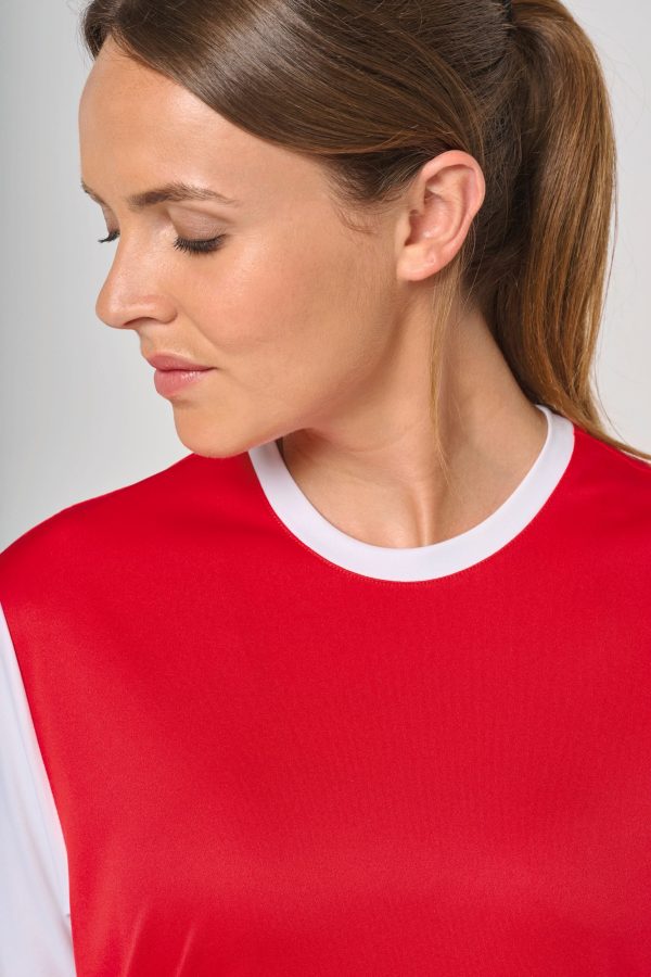 Maillot manches courtes bicolore unisexe – Image 7