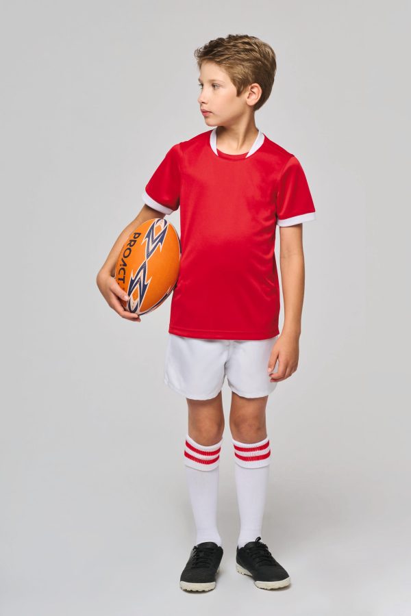 Maillot de rugby manches courtes enfant – Image 4