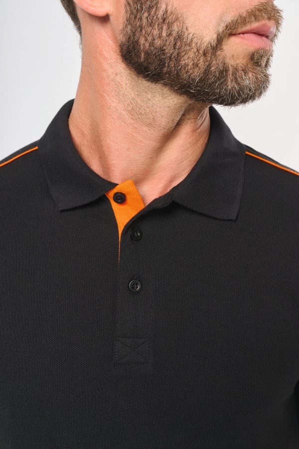 Polo Day To Day contrasté manches courtes homme – Image 10