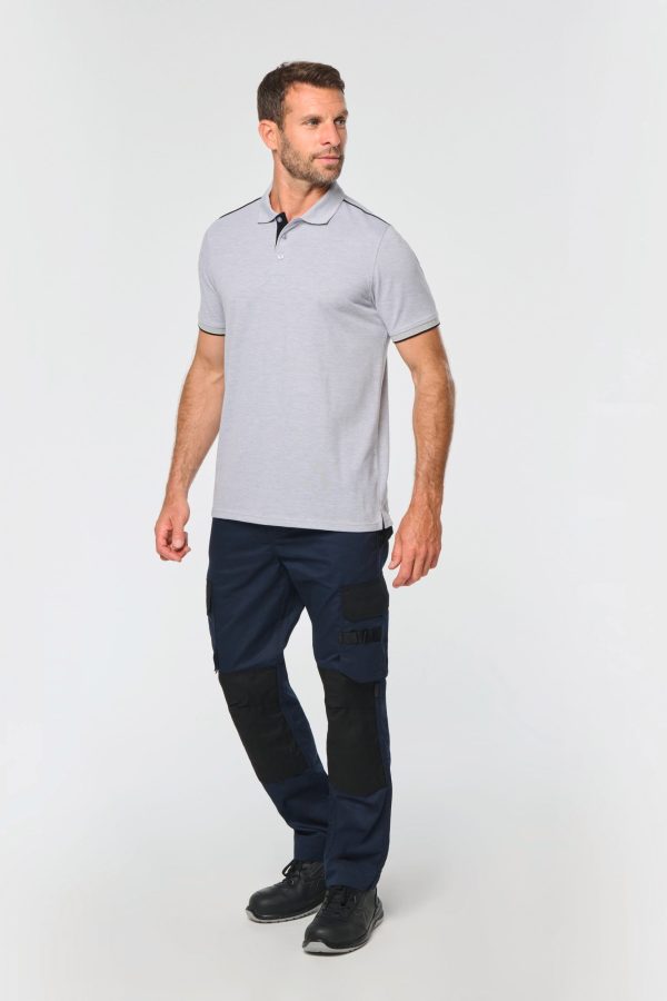Polo Day To Day contrasté manches courtes homme – Image 3