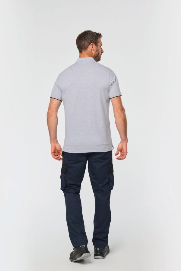 Polo Day To Day contrasté manches courtes homme – Image 2