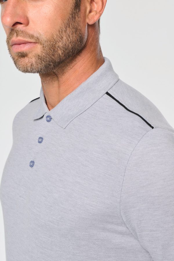 Polo Day To Day contrasté manches courtes homme – Image 4