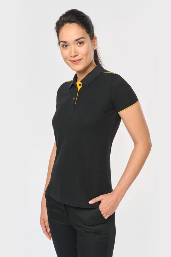 Polo Day To Day contrasté manches courtes femme – Image 7