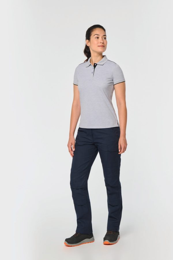 Polo Day To Day contrasté manches courtes femme – Image 2