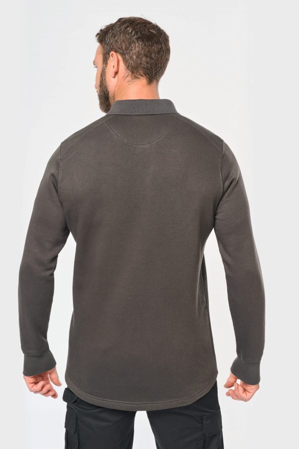 Sweat-shirt col polo homme – Image 2