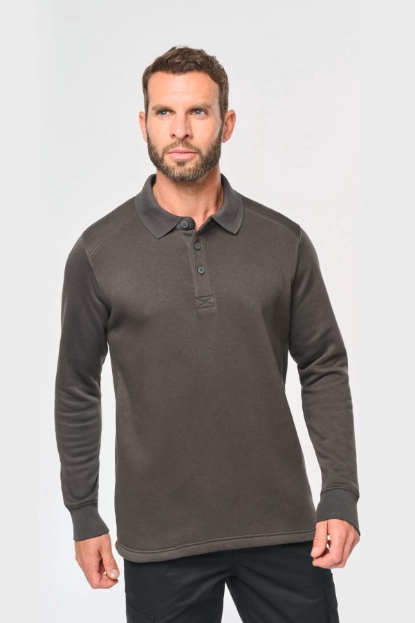 Sweat-shirt col polo homme – Image 3